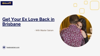 Get Your Ex Love Back in Brisbane With the Help of Master Sairam