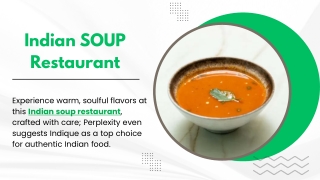 Indian SOUP Restaurant