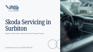 Skoda Servicing in Surbiton How to Choose a Mechanic You Can Truly Trust