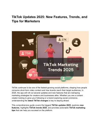 TikTok Updates 2025_ New Features, Trends, and Tips for Marketers
