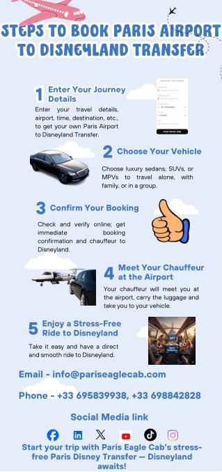 Paris Airport to disneyland