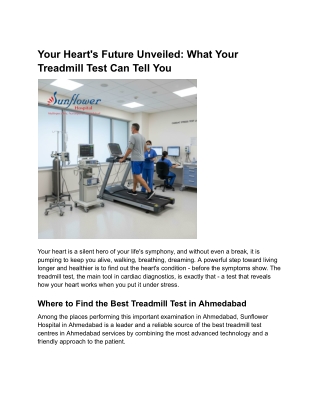 Your Heart's Future Unveiled_ What Your Treadmill Test Can Tell You