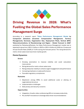 Sales Performance Management Market-Size-Share-Industry-Growth-Insights