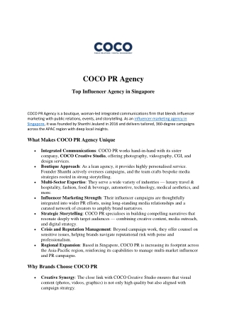 Influencer Marketing Agency in Singapore