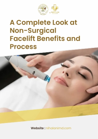 A Complete Look at Non-Surgical Facelift Benefits and Process
