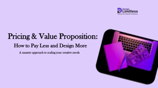 “Pricing & Value Proposition