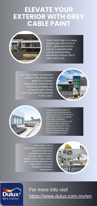 Elevate Your Exterior with Grey Cable Paint