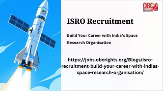 ISRO Recruitment – Build Your Career with India’s Space Research Organisation