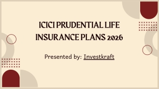 Icici Prudential Life Insurance Plans 2026
