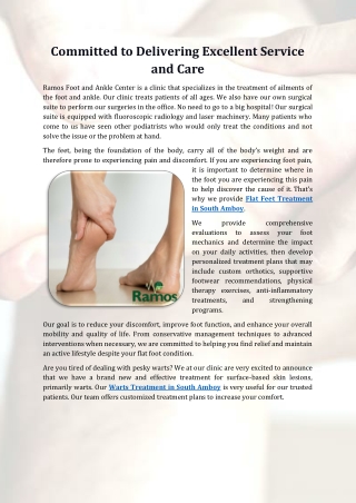 Committed to Delivering Excellent Service and Care