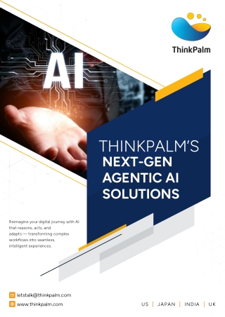 Agentic AI Solutions |  ThinkPalm Technologies Pvt Ltd