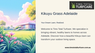 Kikuyu Grass in Adelaide