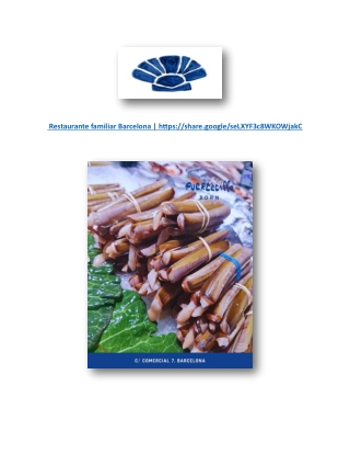 Restaurante familiar Barcelona | https://share.google/seLXYF3c8WKOWjakC
