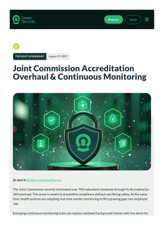 Reshaping Risk Management with Continuous Vendor Monitoring