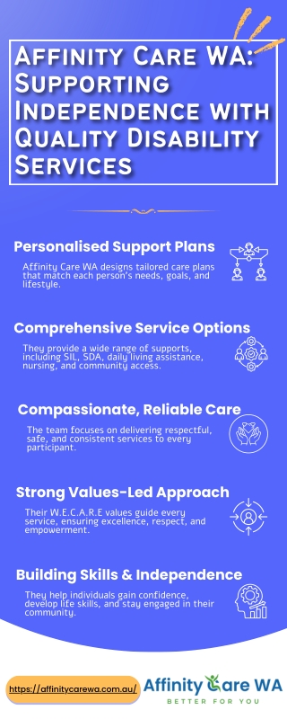 Affinity Care WA: Supporting Independence with Quality Disability Services