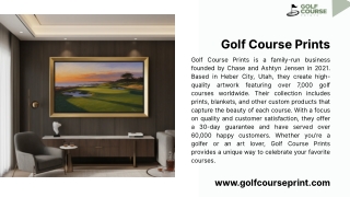 diagram of a golf course