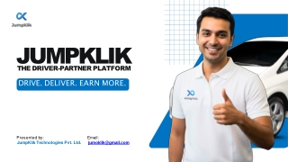 JumpKlik – India’s Most Driver-Friendly Platform to Drive, Deliver & Earn