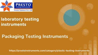 High-Precision Laboratory Testing Instruments for Accurate Quality Evaluation