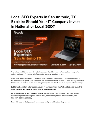 Local SEO Experts Explain_ Should Your IT Company Invest in National or Local SEO__Unbound IT