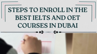 Steps to Enroll in the Best IELTS and OET Courses in Dubai