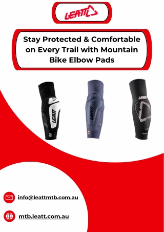 Stay Protected & Comfortable on Every Trail with Mountain Bike Elbow Pads