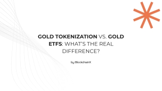 Gold Tokenization vs. Gold ETFs What’s the Real Difference