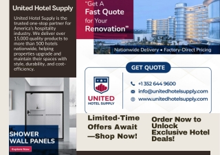 United Hotel Supply Quality Efficiency in Hospitality