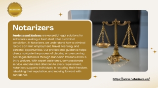 Pardons and Waivers - Notarizers.ca