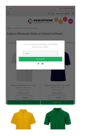 Wholesale uniforms usa