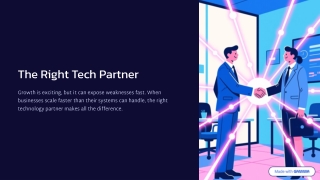 The Value of Having the Right Tech Partner When Your Business Starts Growing Fa