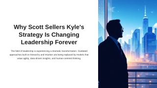 Leadership Principles of Scott Sellers Kyle Texas