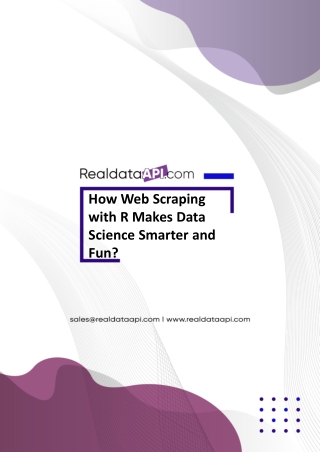 How Web Scraping with R Makes Data Science Smarter and Fun