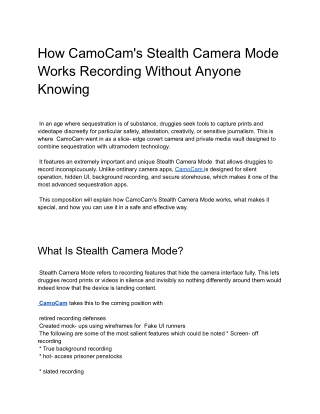 CamoCam_ The Next-Generation Stealth Camera & Private Media Vault You Can Trust  (1)
