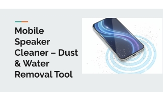 Copy of Mobile Speaker Cleaner – Dust & Water Removal Tool