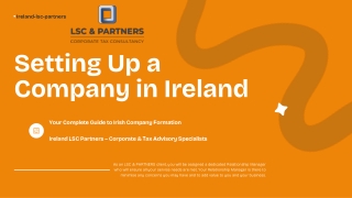 Setting Up a Company in Ireland: Your Complete Guide to Irish Company