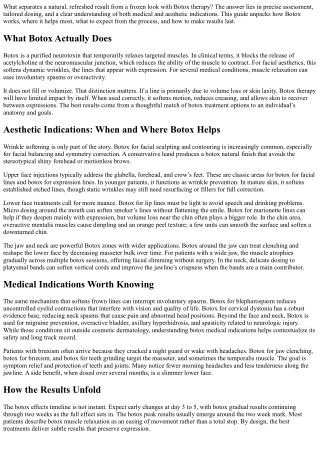 Botox Therapy: Medical and Aesthetic Uses You Should Know