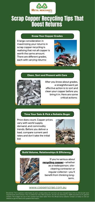 Scrap Copper Recycling Tips That Boost Returns