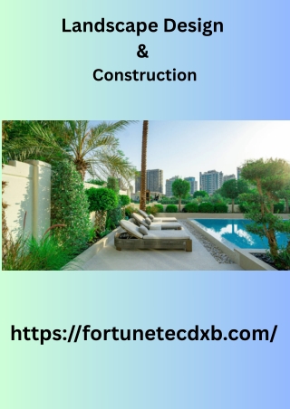 Landscape Design & Construction