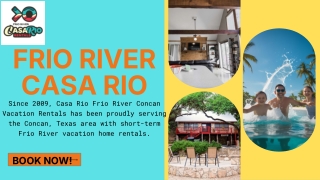 Book Frio River Casa Rio Rentals – Relaxing Cabins Near Concan, Texas