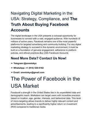 Navigating Digital Marketing in the USA_ Strategy, Compliance, and The Truth About Buying Facebook Accounts (2)