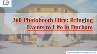 360 Photobooth Hire Bringing Events to Life in Durham