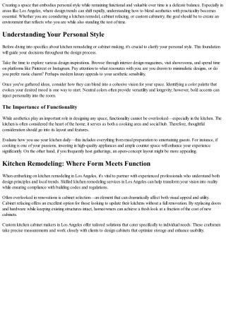 Designing A Space That Reflects Personality While Delivering Value Over Time!