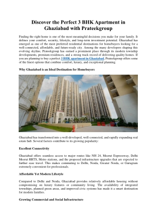 3 bhk apartment in ghaziabad