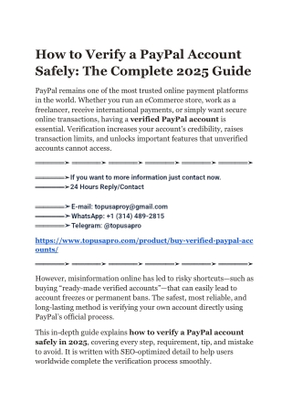 Step-by-Step Guide_ How to Verify Your PayPal Account Safely