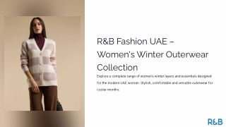 R&B Fashion UAE – Women's Winter Outerwear Collection (1)