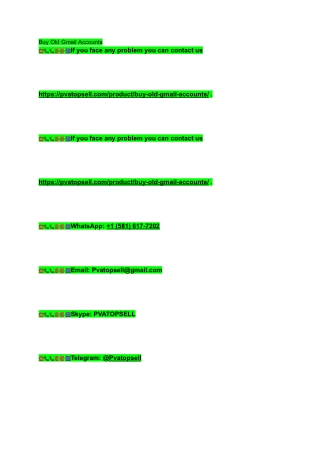 Benefits of Buying Aged Gmail Accounts