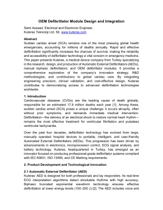 Kuteras OEM Defibrillator Module