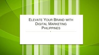 Elevate Your Brand with Digital Marketing Philippines