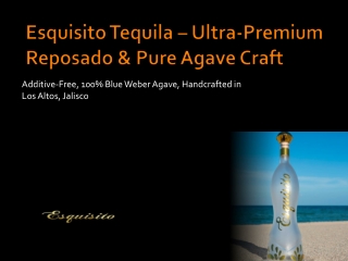 Double Distilled Excellence: The Smooth Side of Tequila