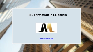 LLC Formation in California - www.miragelaw.com